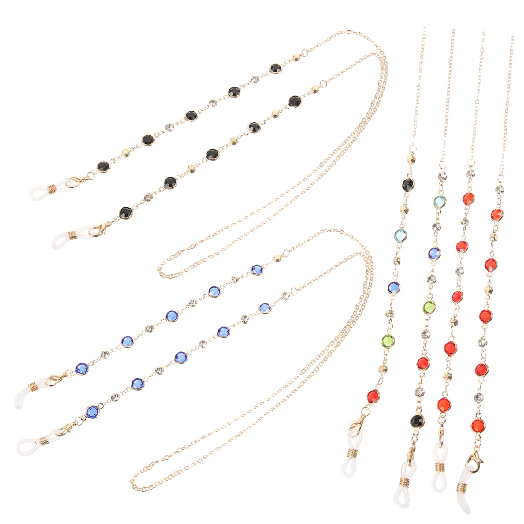 LIFKOME 16stücke Modische Farbige Brillenketten Eyewear Retainer Lanyards Für Damen Stabil Und Praktisch Für Sonnenbrillen Lesebrillen Und Masken