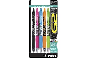 Pilot G2 Premium Gel Roller Pens - Let Your Creations Soar with Mineral Hues