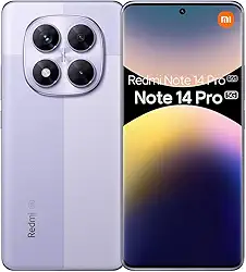 Smartphone Xiaomi Redmi Note 14 Pro 5G Lavender Purple (Roxo Lavanda) 12GB RAM 512GB ROM NFC