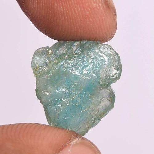 Miniatura 3 de REAL-GEMS Natural Earth Mines - Aguamarina áspera de 11.30 quilates con certificación Aqua Sky Aquamarine Jewelry Making Aquamarine Raw Loose
