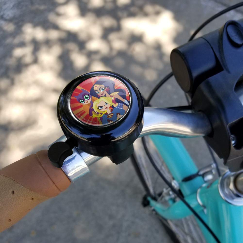 GRAPHICS & MORE DC Super Hero Girls Girl Group Bicycle Handlebar Bike Bell