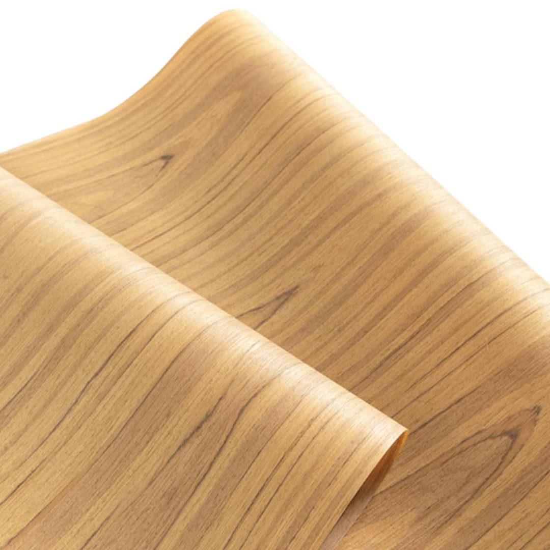 Teak Wood Grain Veneer - 0.2mm Thick, 2.5x0.58M, Perfect for Home Decor, Furniture, DIY, Automotive Interior, Wall & Woodworking Projects - Technology