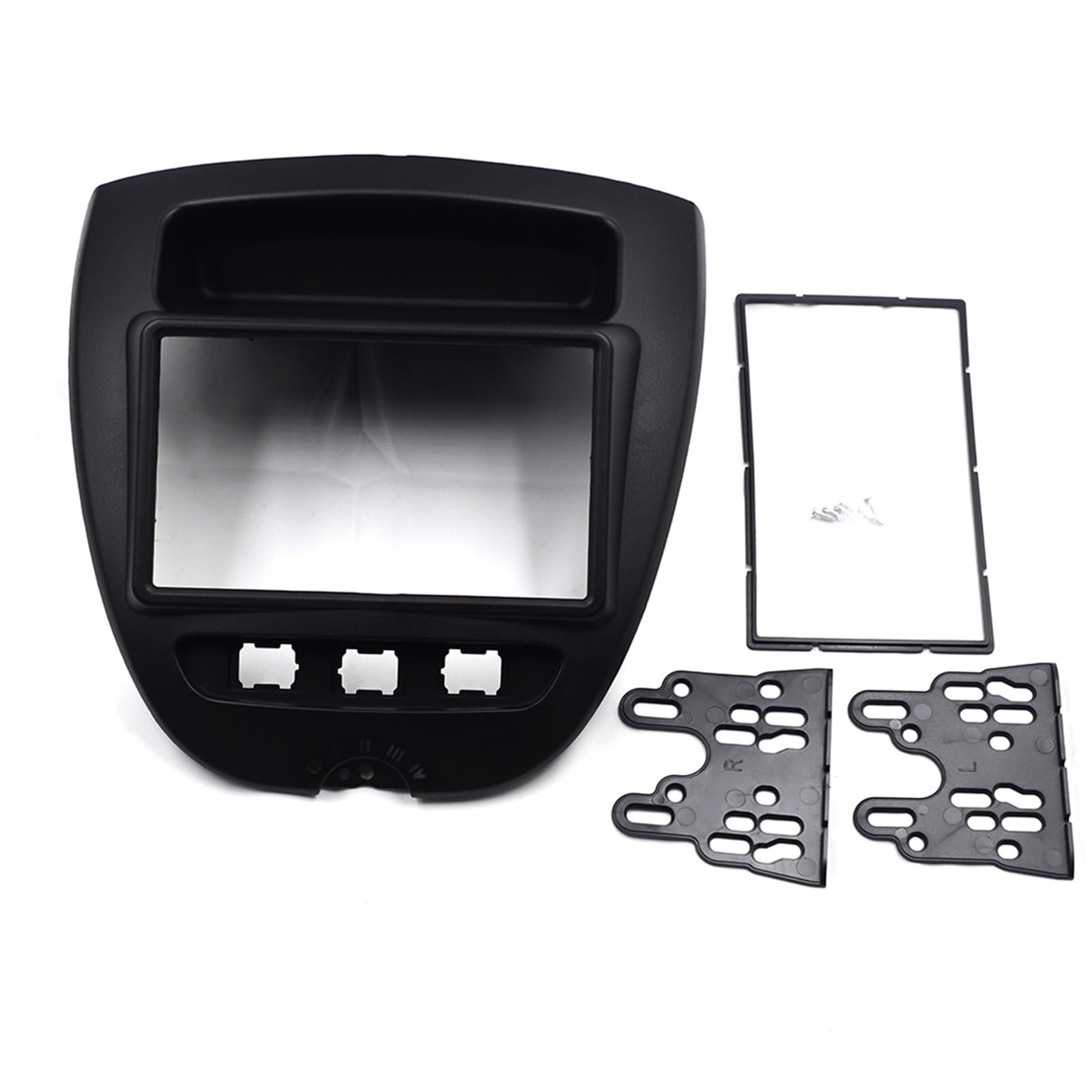 CVPX Car In-Dash Frames Fit For Toyota Aygo For Citroen C1 2005-2014 Fascia Dash Kit Radio Panel 7inch Double 2 Din Car DVD Frame Radio adapter