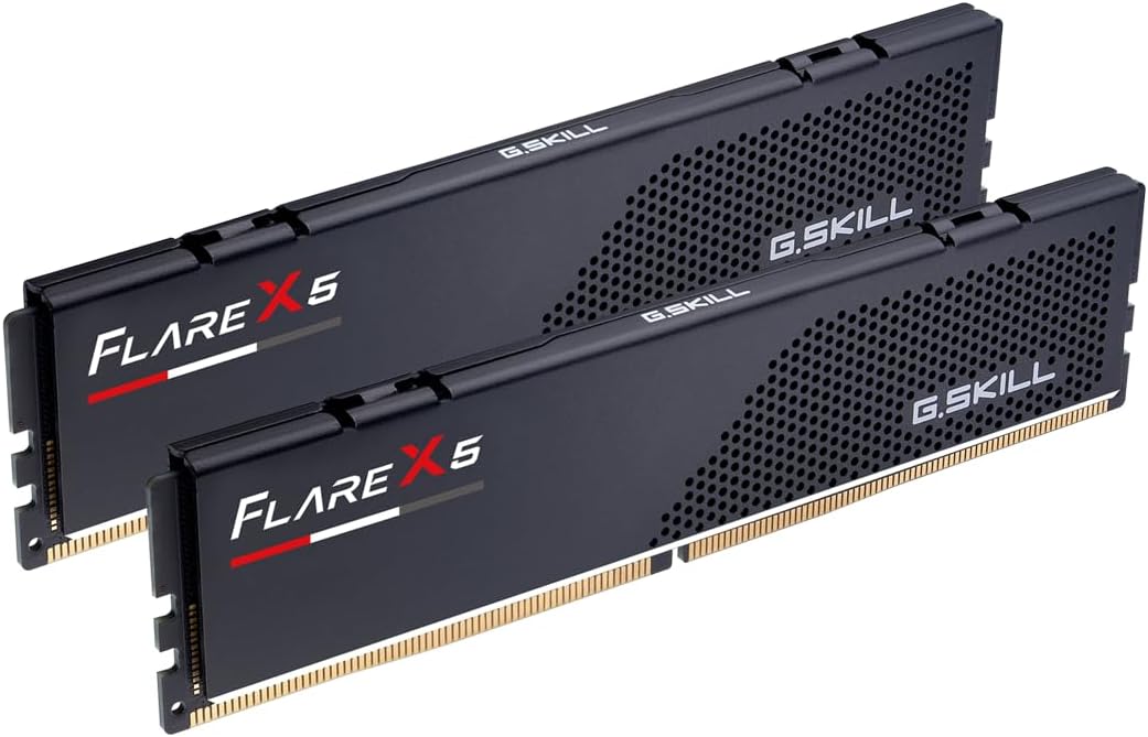G.SKILL Flare X5 Series DDR5 RAM (AMD Expo) 16GB (2x8GB) 6000MT/s CL30-38-38-96 1.35V Desktop Computer Memory U-DIMM - Matte Black (F5-6000J3038F8GH2-FX5) at Amazon.com