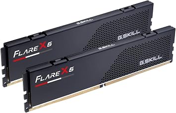 G.SKILL Flare X5 Series DDR5 RAM AMD Expo 16GB 2x8GB 6000MT/s CL30-38-38-96 1.35V Desktop Computer Memory U-DIMM - Matte Black F5-6000J3038F8GH2-FX5