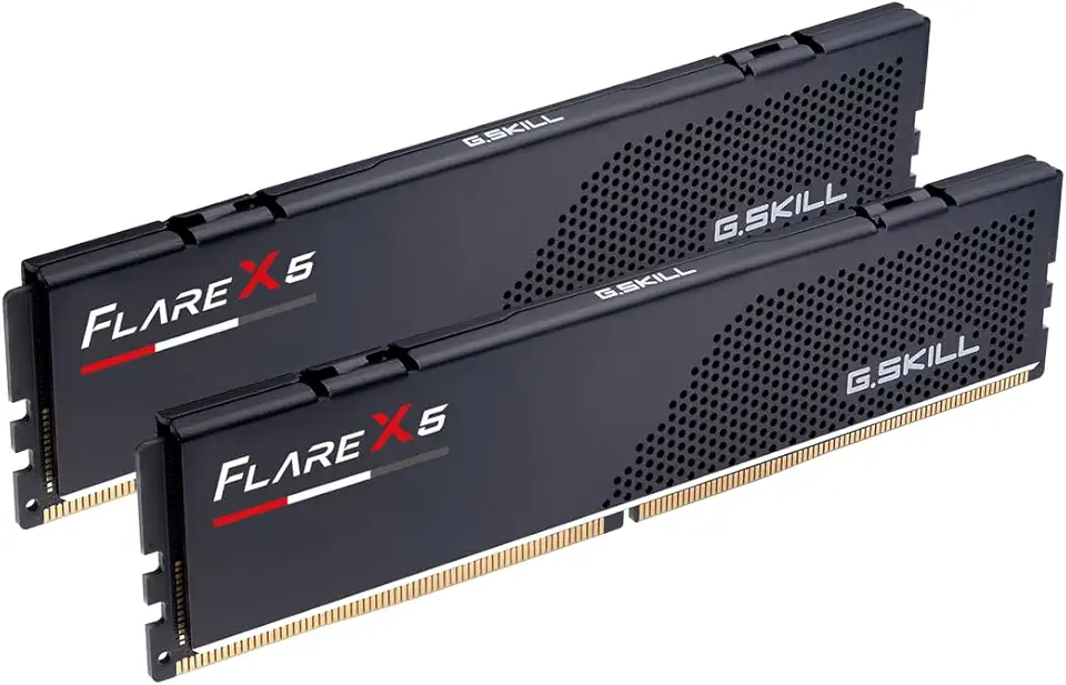 G.SKILL Flare X5 Series DDR5 RAM (AMD Expo) 16GB (2x8GB) 6000MT/s CL30-38-38-96 1,35V Desktop Computer Memory U-DIMM - Preto fosco (F5-6000J3038F8GH2-FX5)
