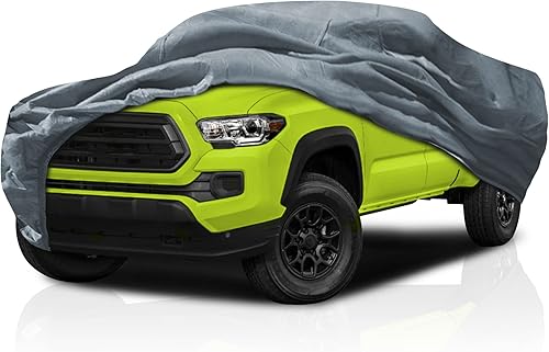 Funda de automóvil de 5 capas de ajuste semi personalizado para Toyota Tacoma 2019-2025, camioneta de doble cabina de 6.0 pies de largo, protección