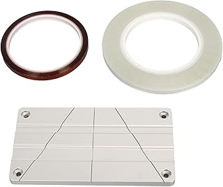 1/2 1/4 10 Inch Tape Splicing Set, Open Reel Tape Media Splicing Block Kit, Professional Tape Splicing Block Open Reel Tape Media for Revoxsonido