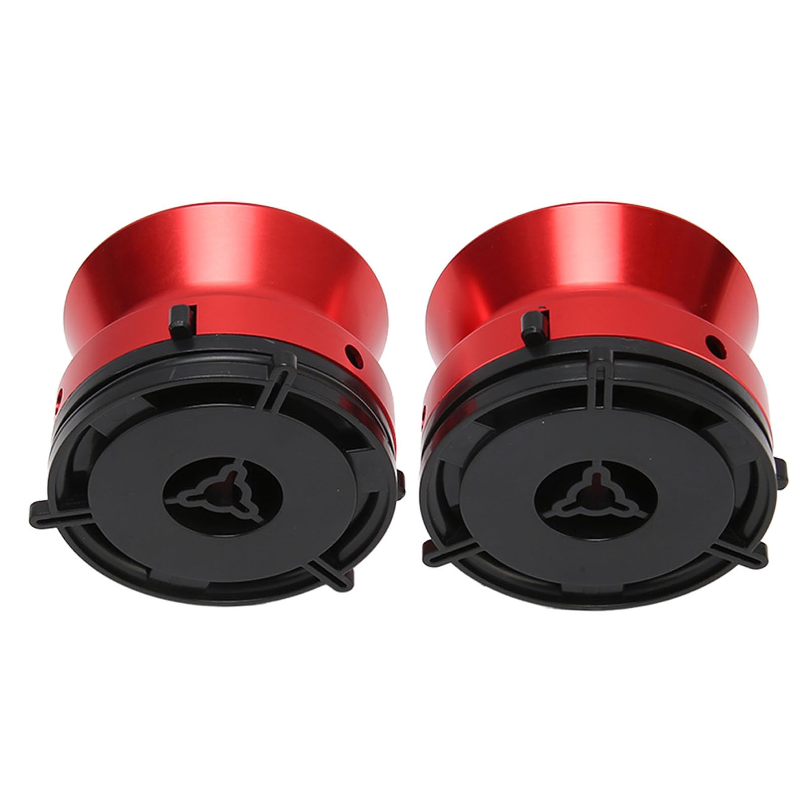 KUIDAMOS Adaptador de Concentrador NAB de Aleación de Aluminio Pulido de 10 Pulgadas Fácil de Instalar para Grabadora de Cinta de Carrete a Carrete Compatible con Studer Akai 2 Unidades