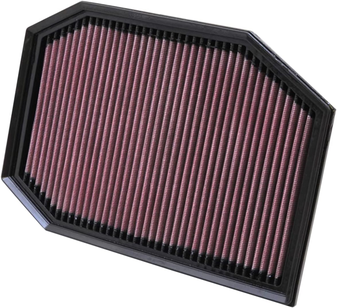 K&N Engine Air Filter: High Performance, Premium, Washable, Panel Filter: 2009-2013 (520i, 523i, 528i, 530i, 528i xDrive, 730i) , 33-2970