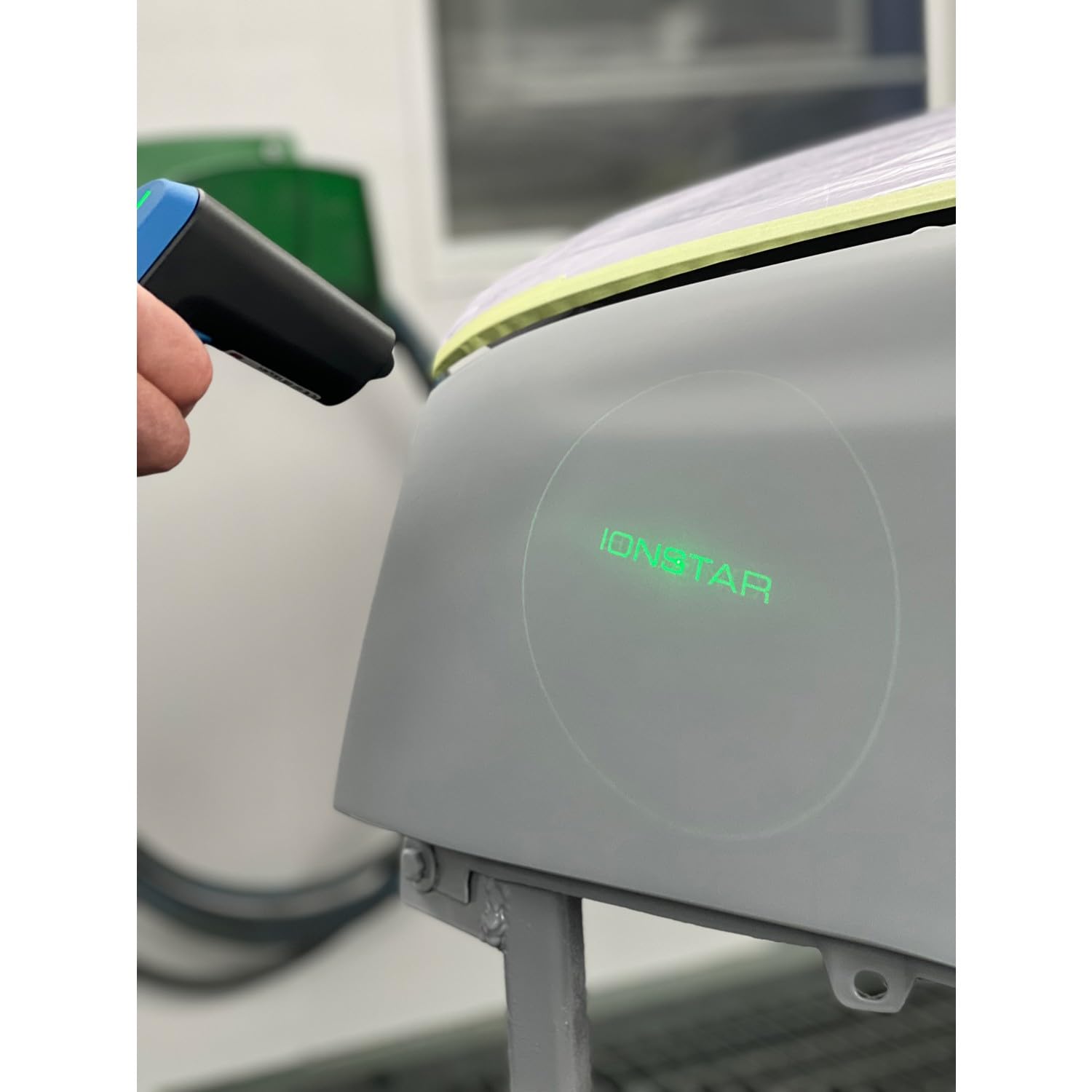 AllorA IONSTAR 2 - Antistatische Pistole - Ionisierungspistole - druckluftbetrieben (benötigt Keine Stromversorgung) - optimiert den Lackierprozess