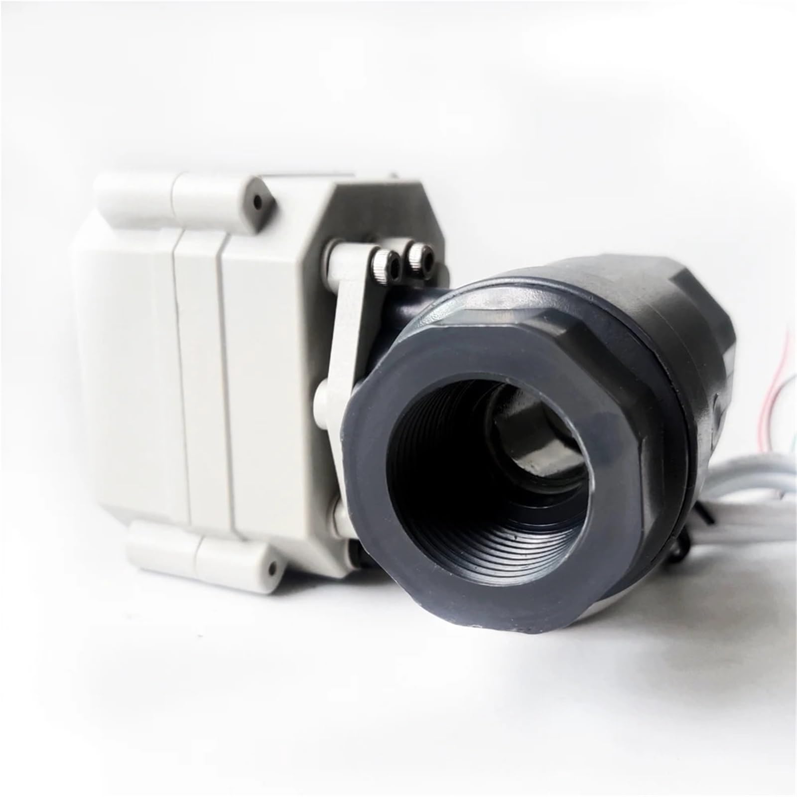 Válvula de Agua eléctrica de Paso Total AC220V PVC, válvula de Agua motorizada de 3/4 ", 110V a 230V con Tiempo de Encendido/Apagado de 5 Segundos, actuador de 2Nm | válvula solenoide(BSP thread,CR704)