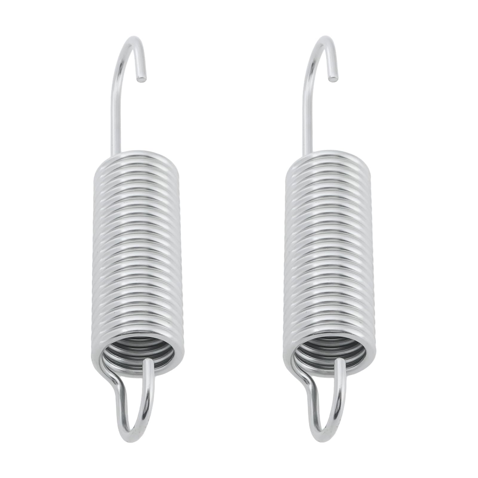 Ecsing 2Pcs Recliner Chair Tension Springs Wire Galvanized Steel Long Neck Hook Sofa Mechanism Springs
