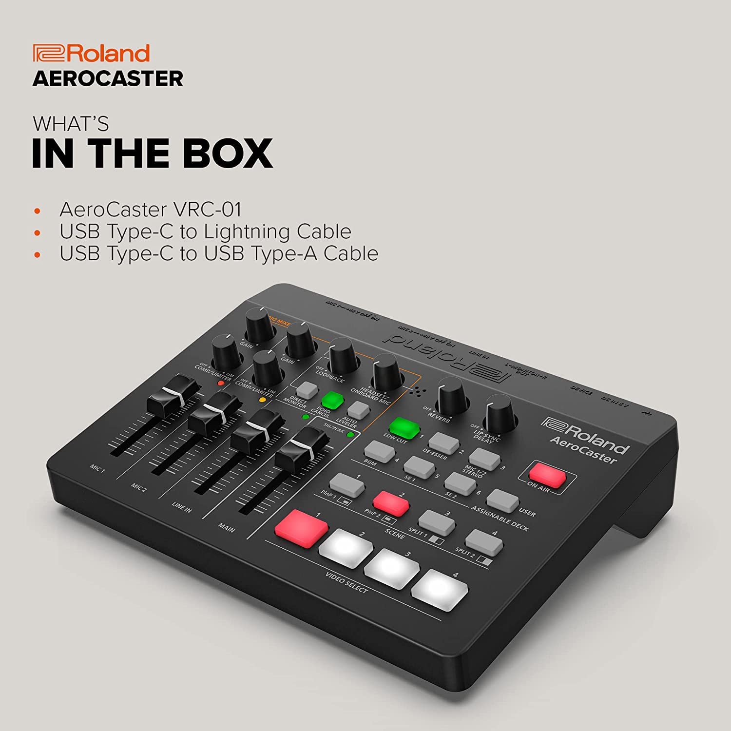 その他 Roland AeroCaster VRC-01 Roland AeroCaster Live Streaming System VRC-01 : Amazon.in