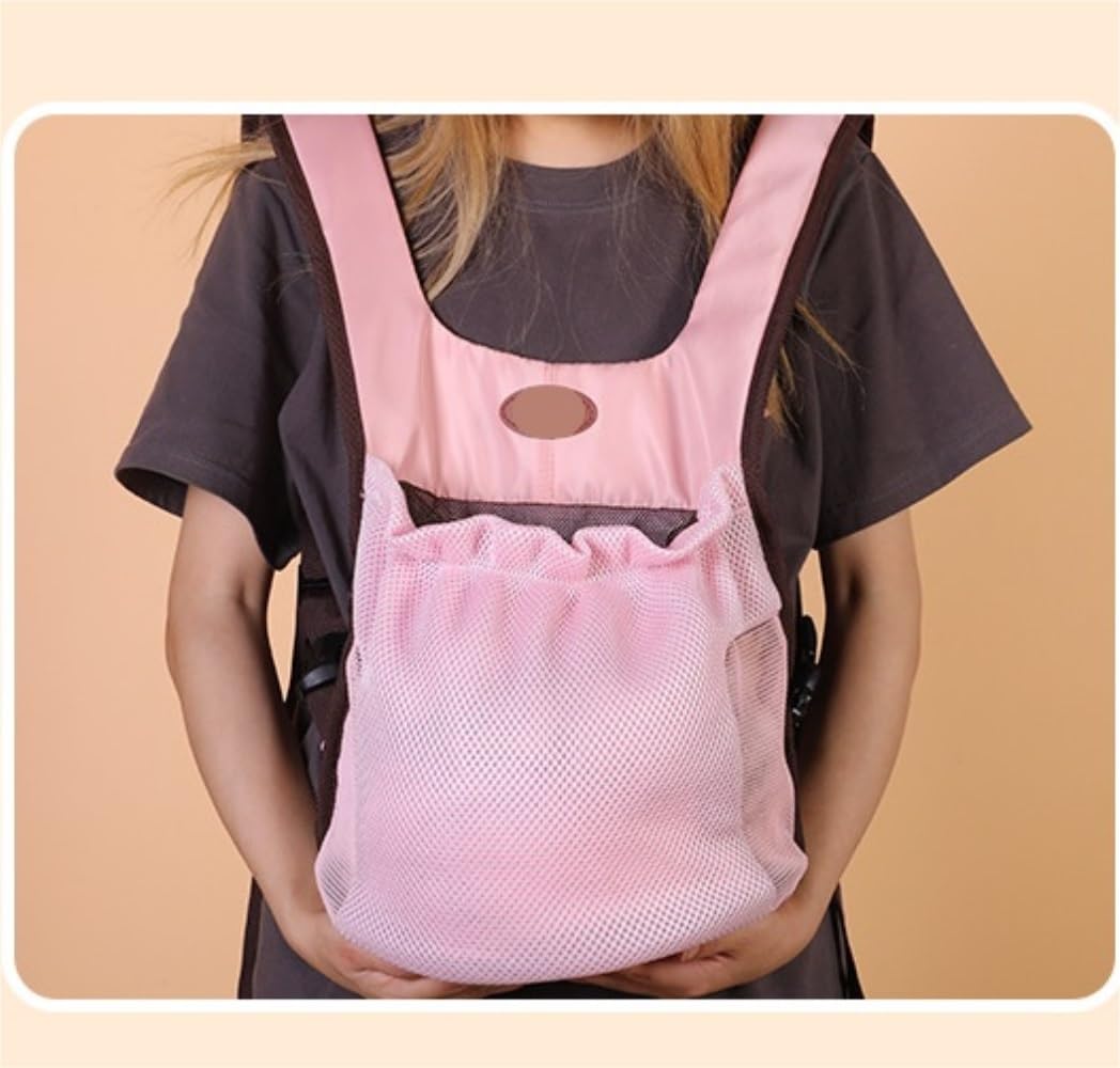 Transportín Gato Mochila para Gatos Frontal para Al Aire Libre Ajustable para Pequeños Plegable De Viaje Portátil Perros Pequeños