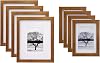 Egofine 8x10 and 5x7 Light Brown Set of 4