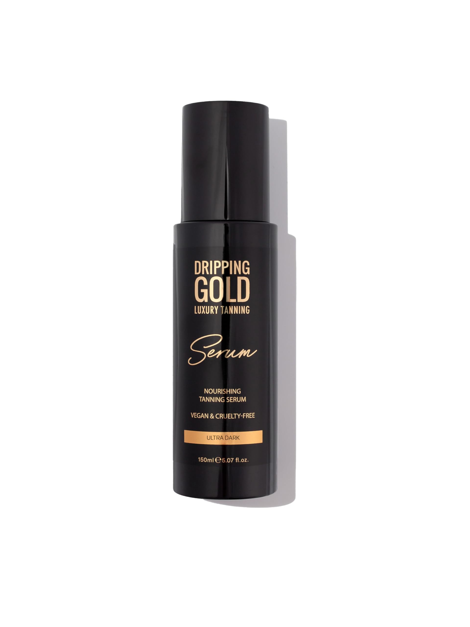 Dripping Gold Luxury Tanning Serum, Hydrating & Nourishing Self-Tan with Squalane, Rosehip & Hyaluronic Acid, Streak-Free