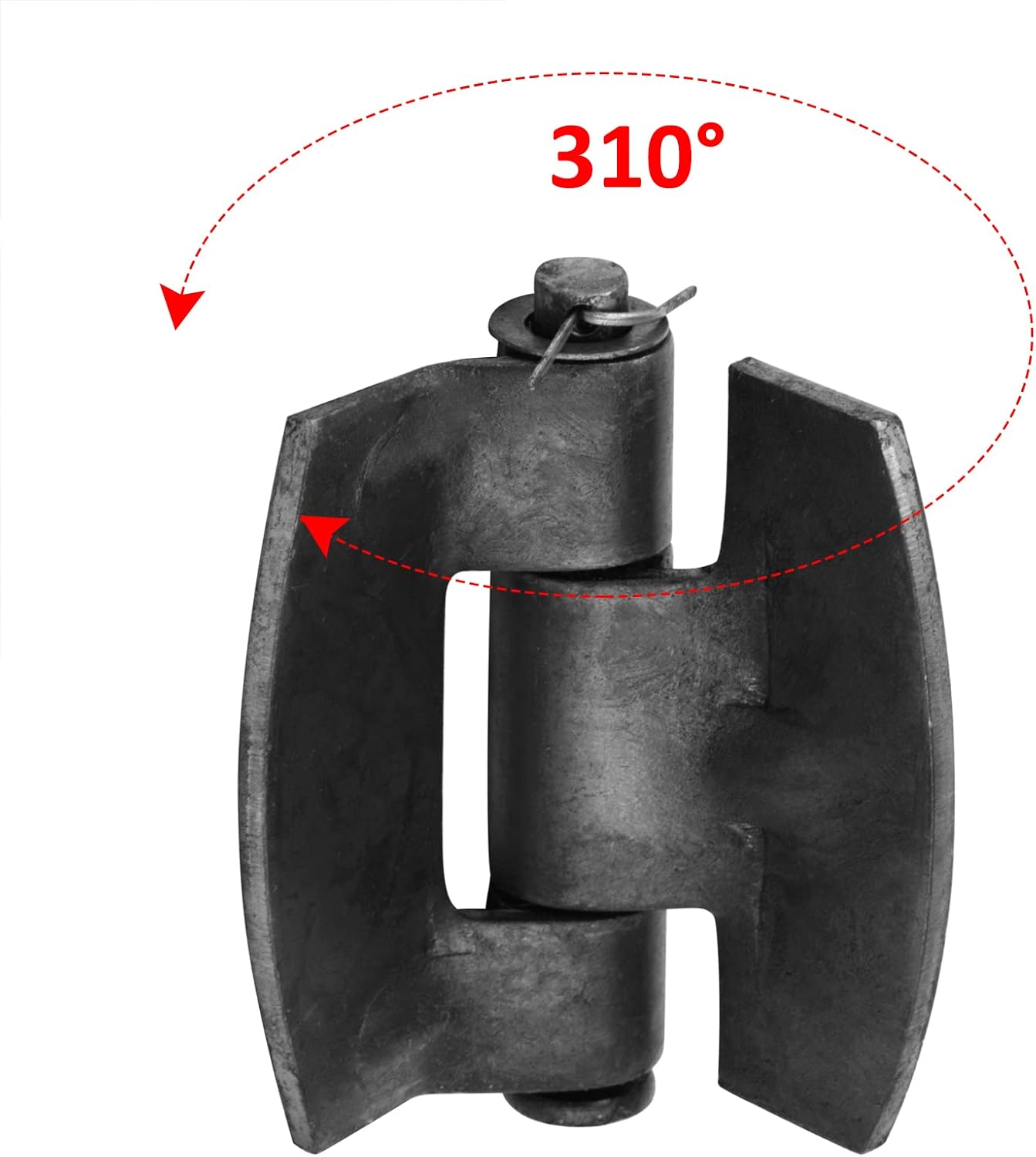 4 Pack 4" Weldable Hinges, Heavy Duty Weld On Butt Hinge for Welding Gate, Trailer, 4.4 mm Thick