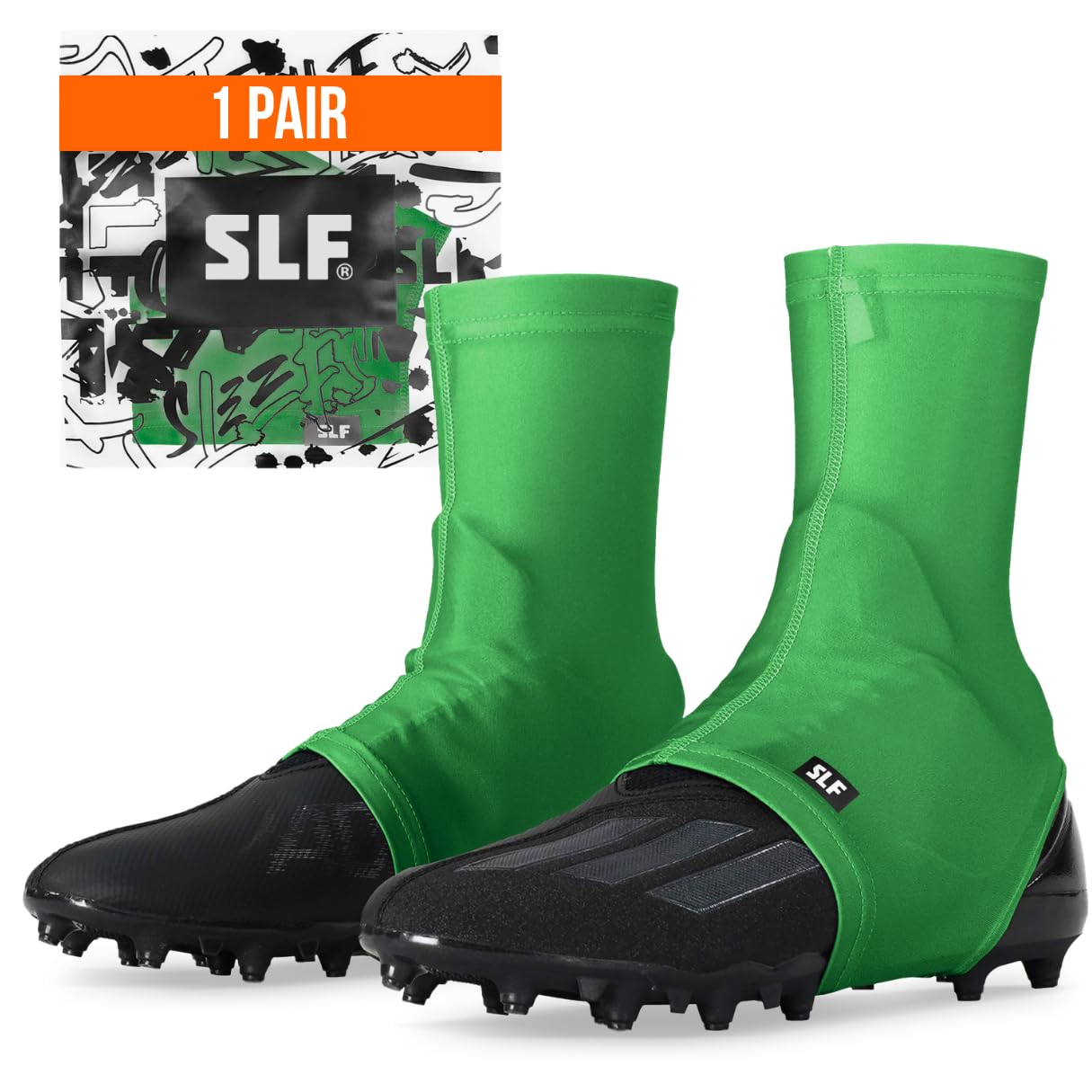 SLEEFS Football Spats/Cleat Covers for Secure Laces, Fits Any Cleats