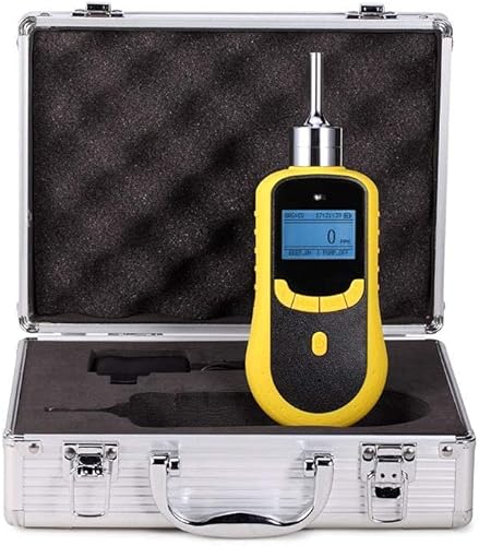 Miniatura 4 de ATO Detector de gas múltiple portátil, monitor detector de 4 gases, detecta LEL, O2, CO, H2S, con sonido, luz y vibración