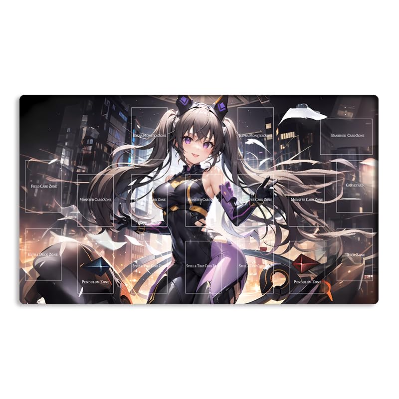 New Mlikemat Playmat I:P Masquerena TCG CCG OCG Trading Card Game Mat with Zones + Free Bag (ZD014-354-A)