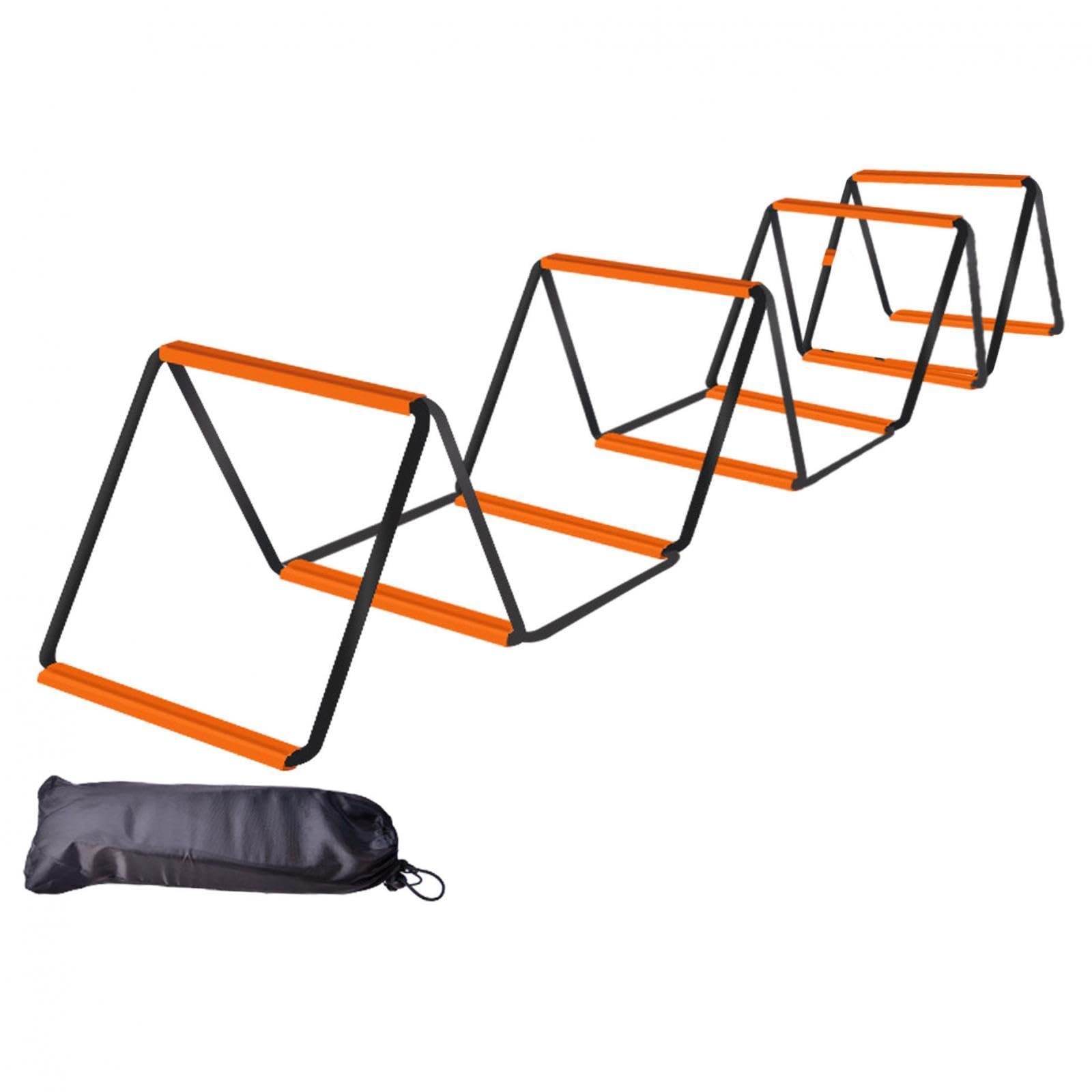 Enakshi® Agility Ladder Easily Set up Workout Folding Portable Football Footwork Ladder 10 Grids with Bag|Sporting Goods | Team Sports | Soccer | Training Aids-image-15