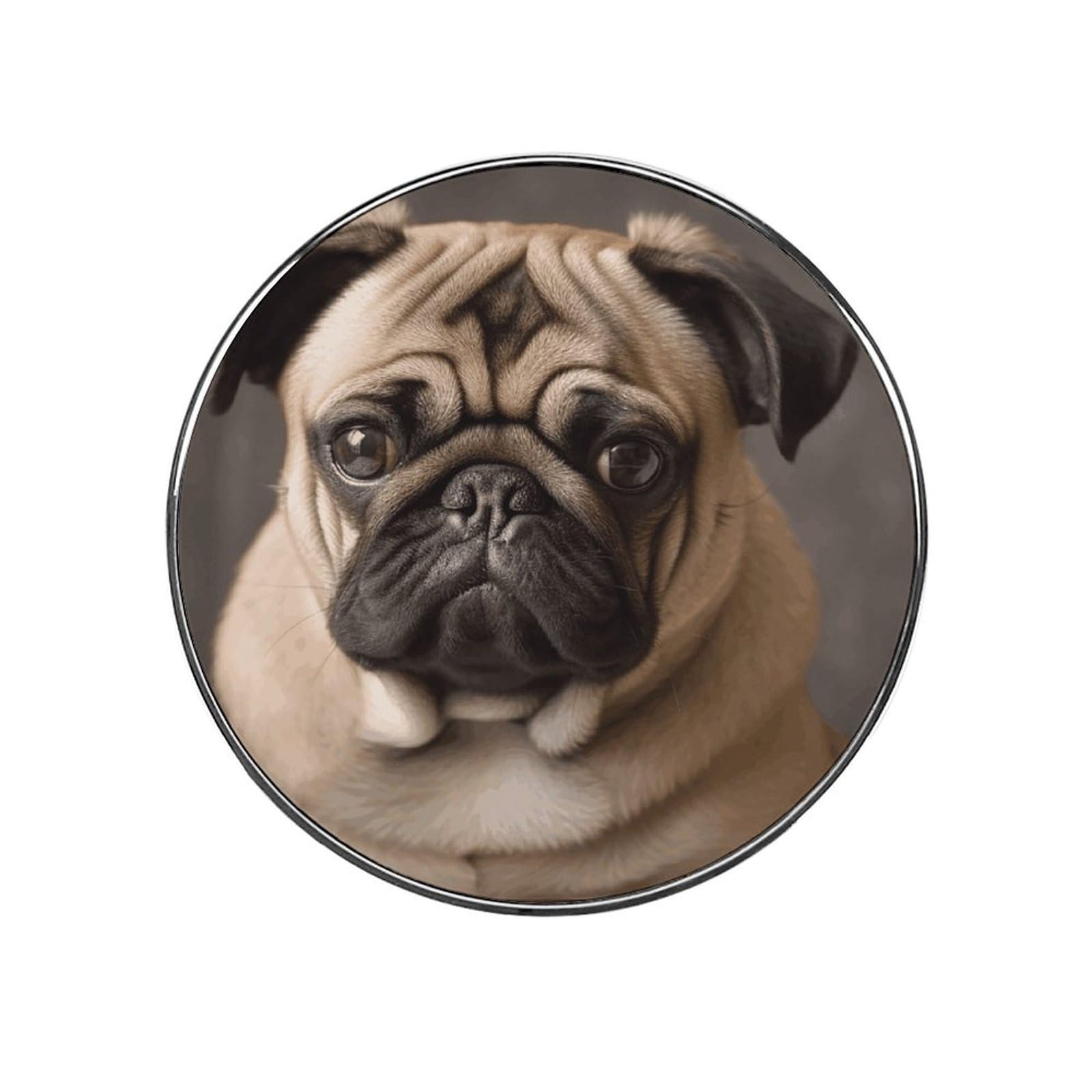 Animal Pug Dog Magnetic Refrigerator Sticker Glass Strong Fridge Sticker Cute Refrigerator Magnets for Kitchen Office Whiteboard Cabinet Decorative Magnets for Gift
