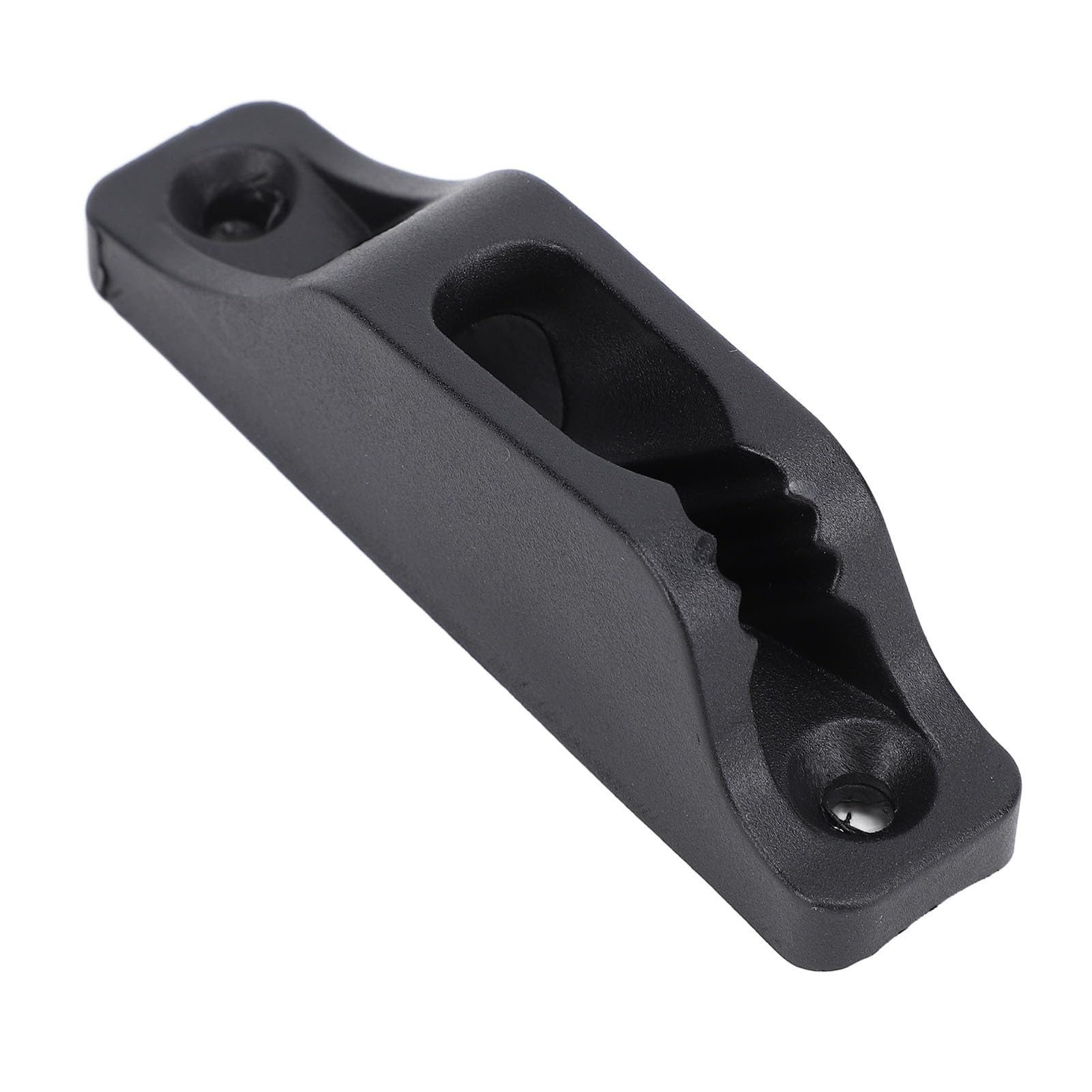 Boat Rope Clam Cleat Nylon Non Slip Stable Fastening Clam Cleat for Yachts Ships Black (86 X 20mm / 3.39 X 0.79in 1 Pcs)