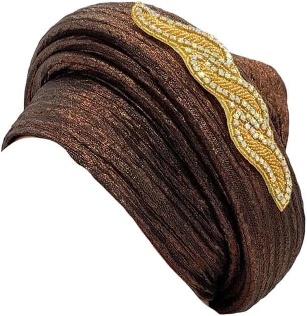 Dvbfufv Fashion African Turban Cap Women's Headwrap Nigeria Wedding Headwear