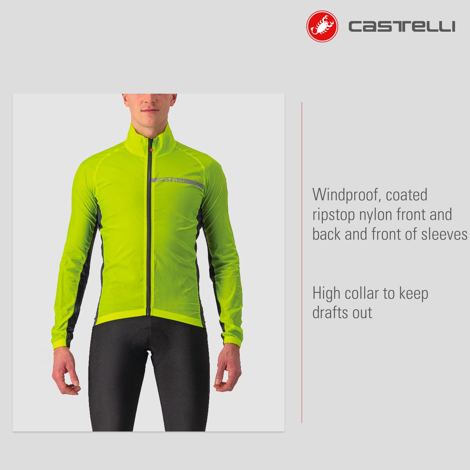 Castelli Squadra Stretch Giacca Sportiva Uomo