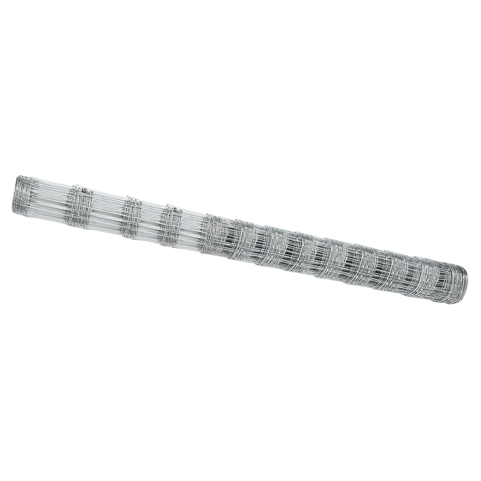 vidaXL Field Fence Silver, Garden and Terrace, Modern Steel Fencing for Outdoor Security, Durable Property Boundary, Rectangular Landscape Enhancement