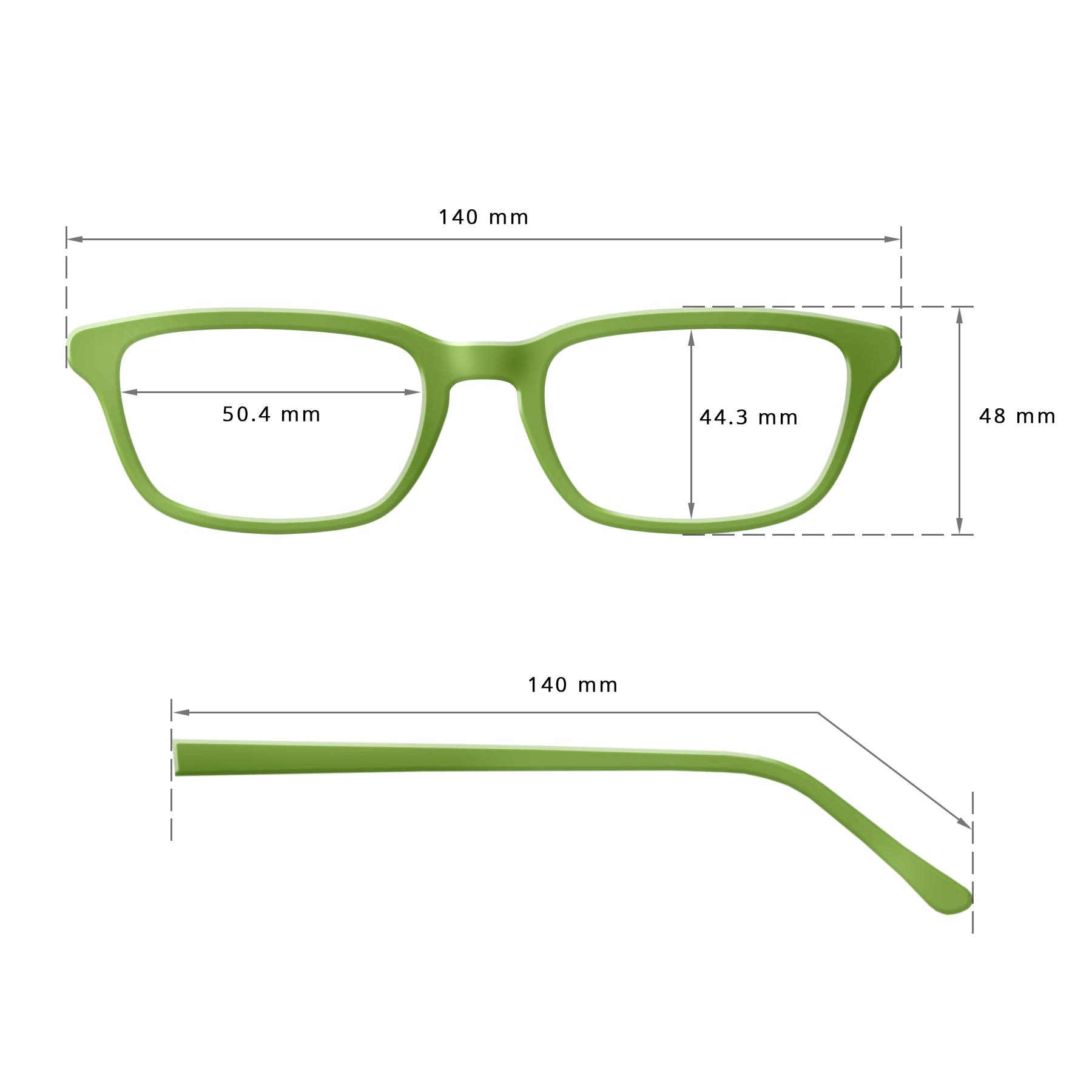 Gafas presbicia Hombre - anti luz azul - Christales premium - „Gil“