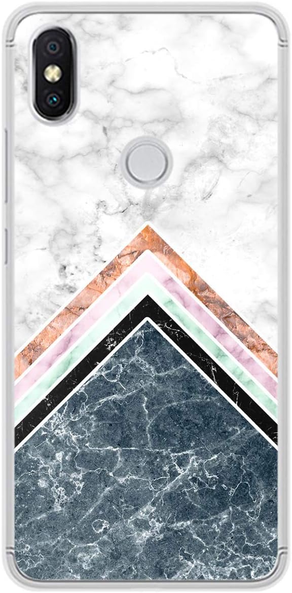 Tumundosmartphone Funda Gel TPU para Xiaomi Redmi S2 diseño Mármol 05 Dibujos