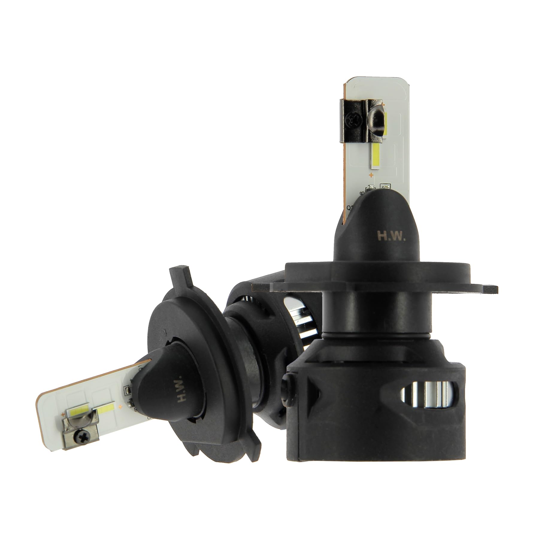 WRC 007550 2 żarówki LED H4 12V / 24V 19 W, mocna lampa samochodowa