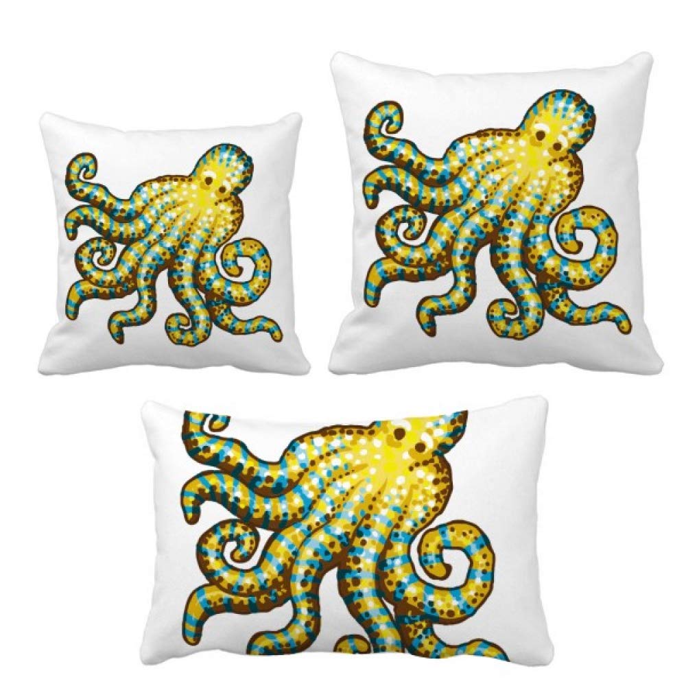 Coussin poulpe la vie marine pour soulager le dos sur un canapé trop ferme