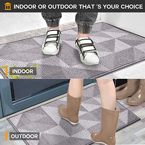 image for hicorfe Kitchen Rugs and Mats Sets,Super Absorbent Polypropylene Non-S