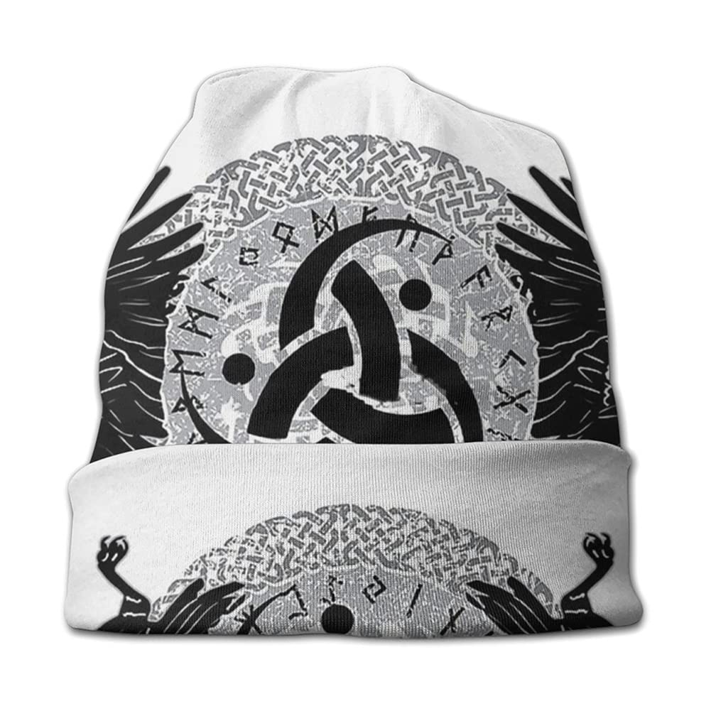 TQWSVUM Bonnet Viking Imprimé 3D Pour Homme Et Femme – Mythologie