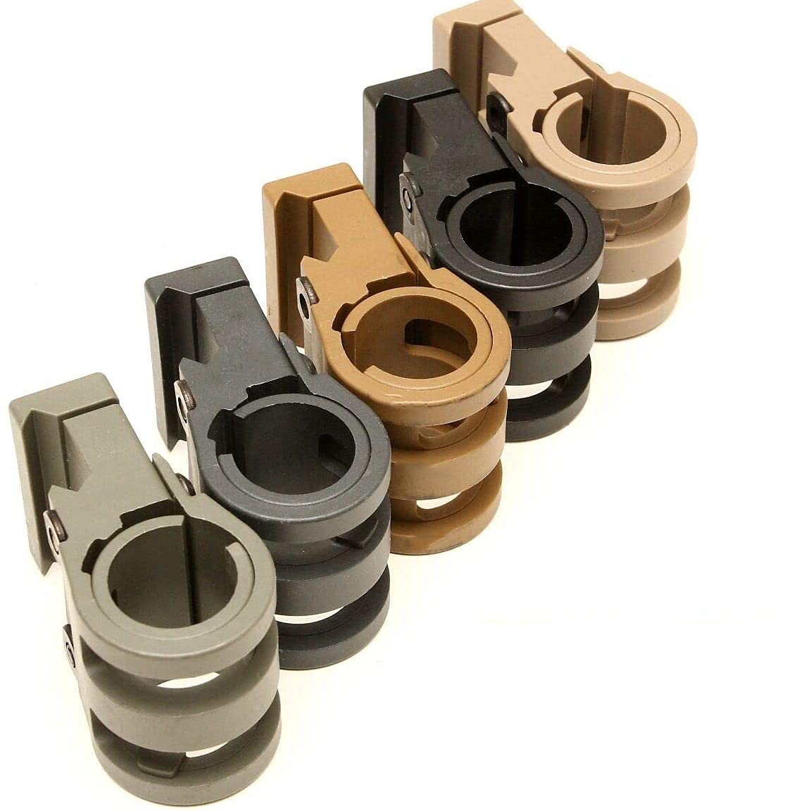 Viking Tactics MK4 Polymer Flashlight Mount & American Flag Decal (Black)