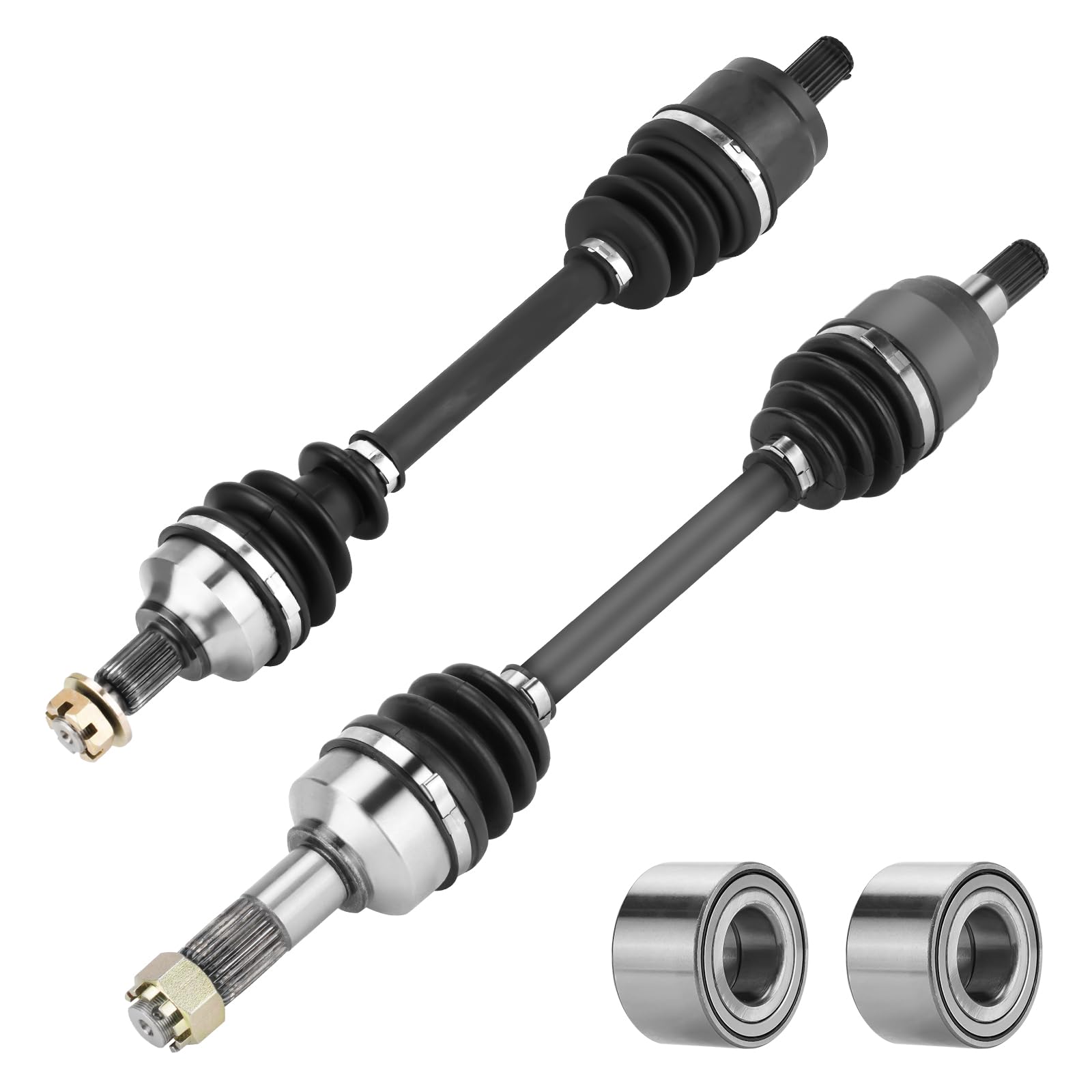 Photo 1 of Front CV Axle with Bearing for Honda Foreman 500/ Foreman Rubicon 500 2014 2015 2016 2017 2018 44250-HR4-A21, 44250-HR4-A22 ATV Axles & Bearings 1 pair - front axle & bearing