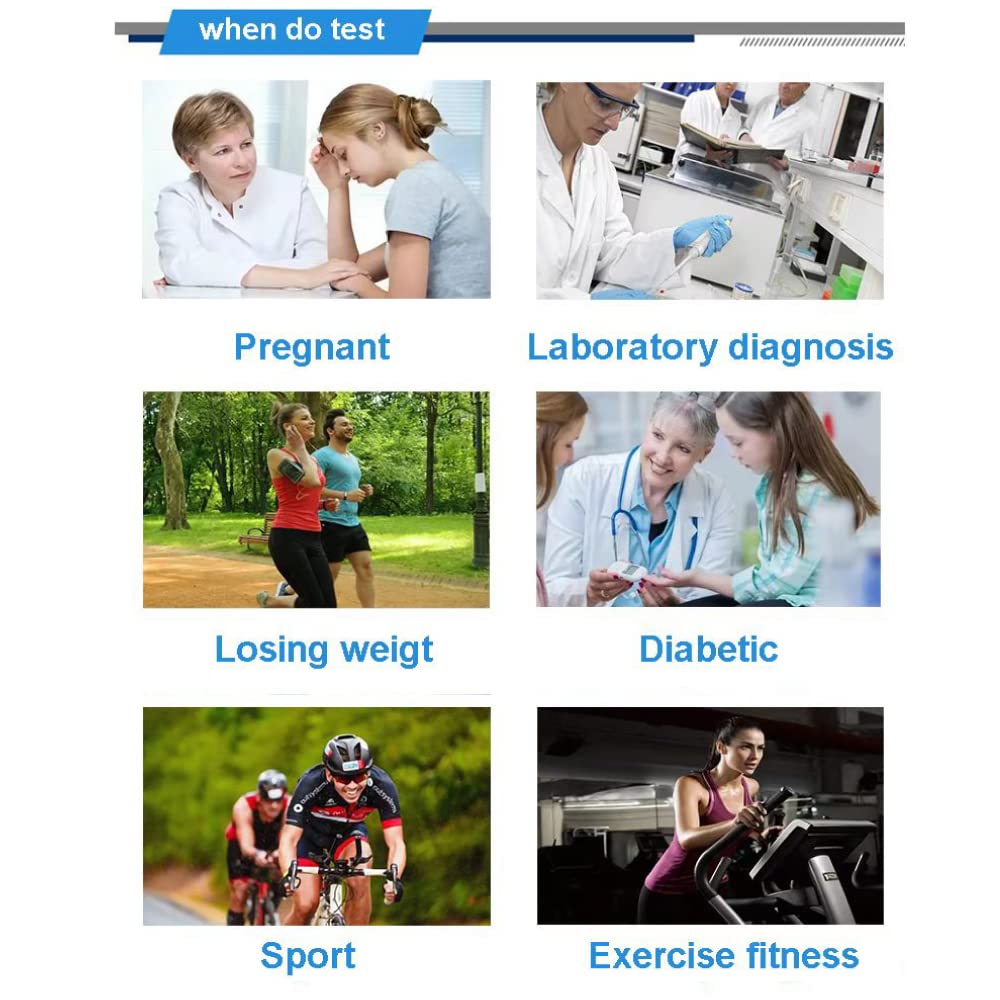Test delle Urine 100 Strisce Reattive per Urine - 10 Parametro Striscia Test per Analisi delle Urine - Glucosio, Chetone, Proteina, Valore pH, Nitrito, Bilirubina, Gravità specifica, Sangue...