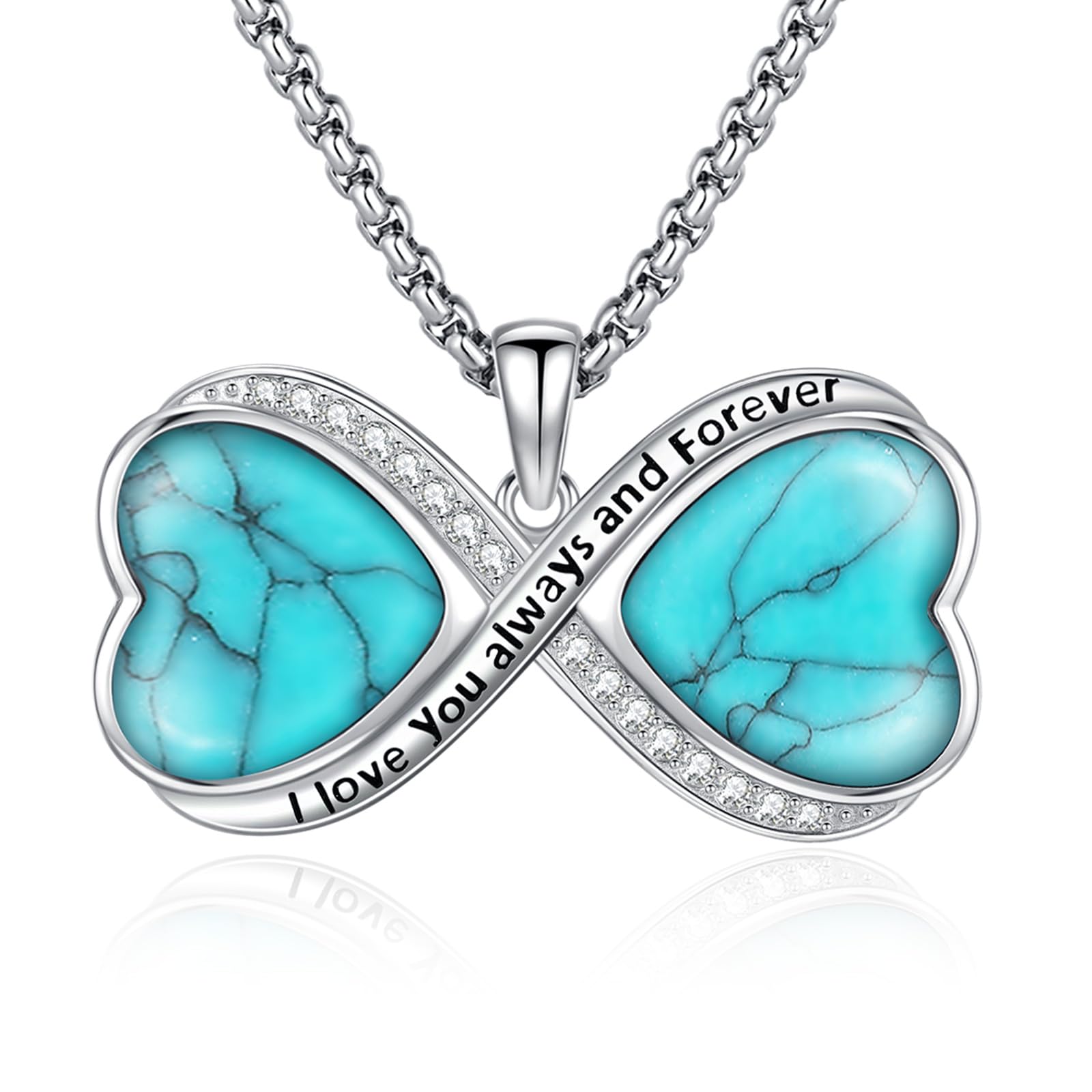 Turquoise Jewelry for Women Men 925 Sterling Silver Pendant Urn Necklaces for Ashes Picture Locket Necklace Thor Hammer Yggdrasil Virgen De Guadalupe St Michael Christopher Judas Witches Knot Necklace