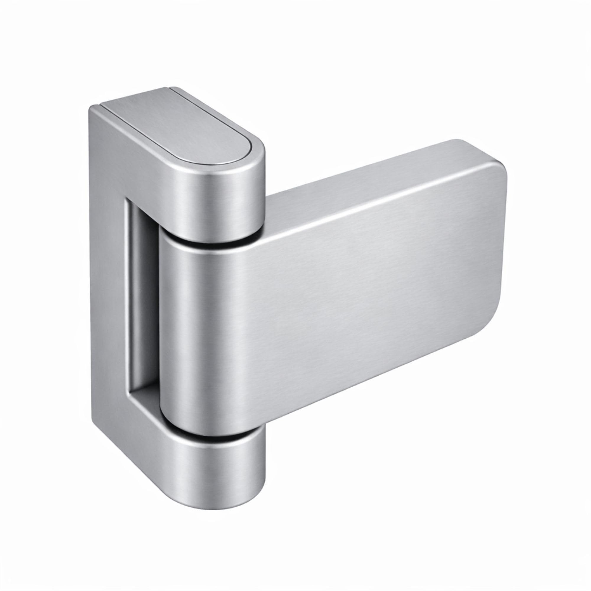 UAP 3D Adjustable T Flag Axis Door Hinges - High Security for All External uPVC Doors - Universal, Non-Handed Design for Optimal Functionality and Versatile Installation (23mm Rebate, Satin Chrome)