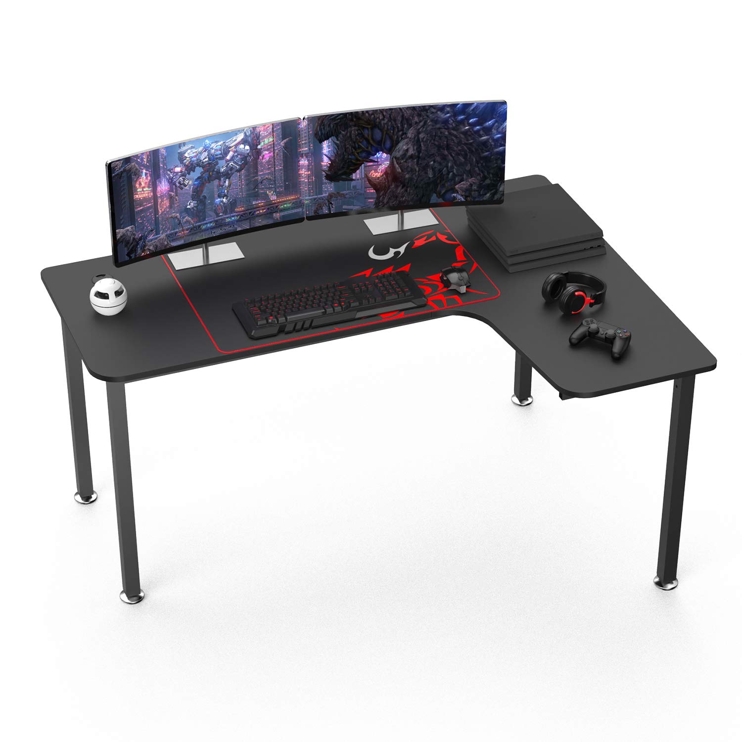 Buy L Shaped Gaming Desk, 61 Inch Corner Computer Office