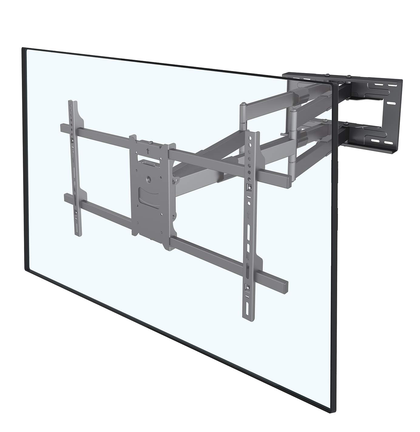 My Wall H 27-2 XL - Supporto da parete per TV allungabile, girevole, inclinabile, girevole, nero