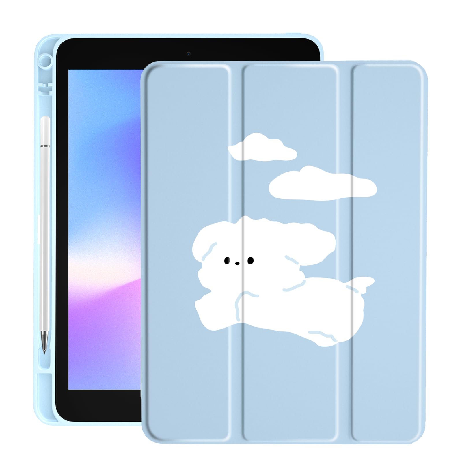 Apple iPad 10ブルー64GBwi-fi 本体 カバー付き アップルiPad 10.9インチ Wi-Fi+Cellular 64GB ブルー