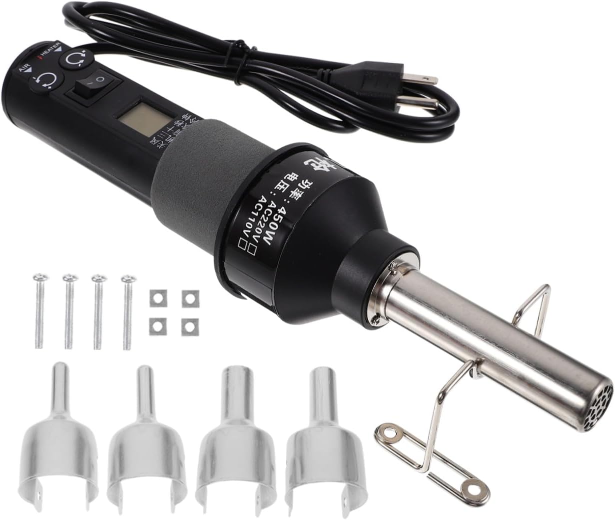 450w Portable Soldering Heat Gun Lcd Display Temperature and Wind for Soldering Station