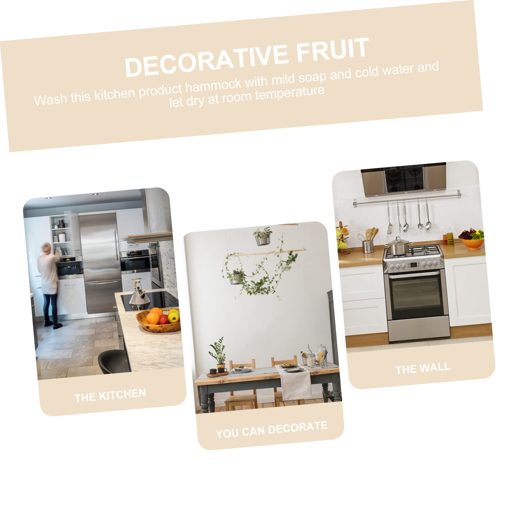 Portafrutta A Amaca Sosoport | Cestino Appeso Per Banane E Verdura | Organizer Salvaspazio Per Cucina - Foto 7