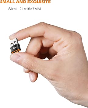 10Pack 200W USB C to USB Adapter,480MB Data Transfer USB C Converter