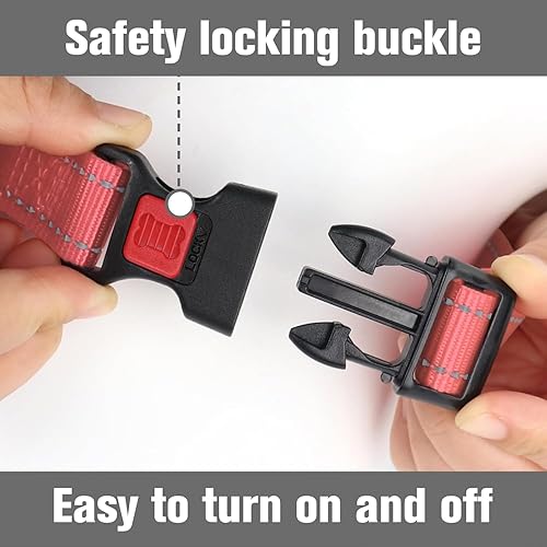 Miniatura 2 de Joytale Collar Martingale para perros, collar reflectante resistente para mayor seguridad, hebilla de liberación rápida, collares de nailon