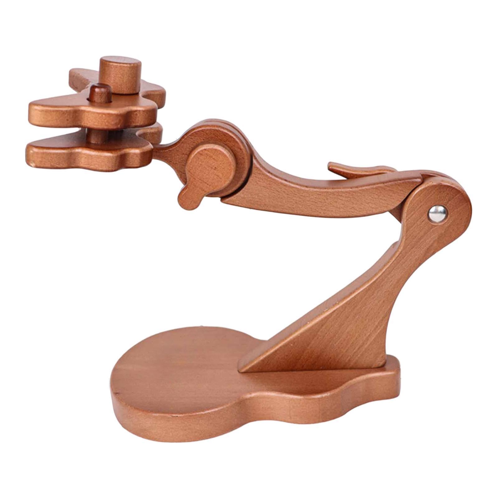 Soporte para Bastidor de Bordado, Base de Madera Estilo Violín, Práctico para
